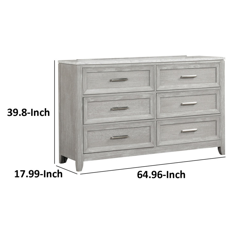 Commode double l 64,96 po Ion