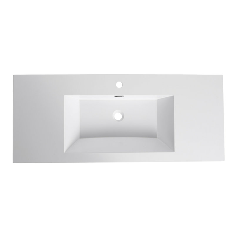 48" Bathroom  Resin Sink