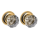 Filmore Privacy Door Knob with 5048 Rose
