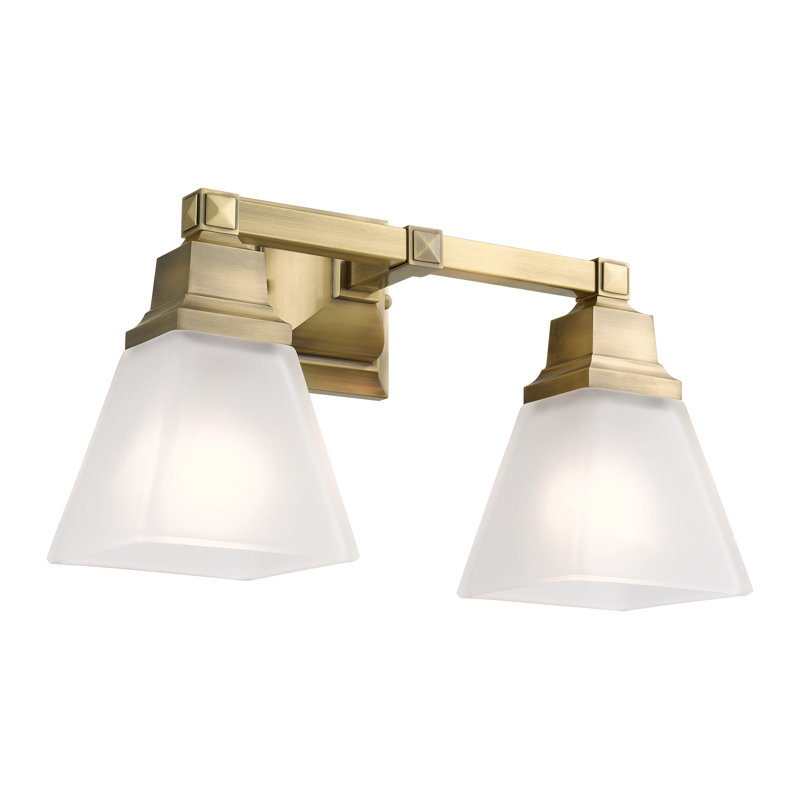 Mathias 2 - Light Dimmable Vanity Light, Antique Brass