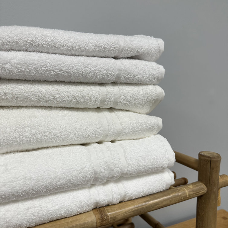 Tuscany 650gsm White Hotel Quality Towels 