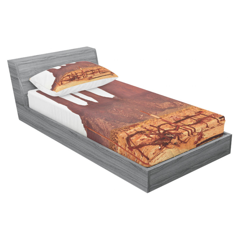 Microfiber Sheet Set, Twin XL Sheet Set with Fitted Sheet
