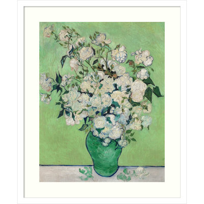 Roses, 1890 (Green Vase) Painting