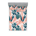 Coral/Dark Teal/Peach Floral