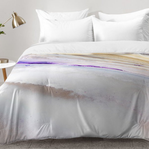 Bree Madden Modern & Contemporary Polyester Abstract Comforter, King Comforter + 2 King Shams