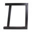 Pied de table en acier