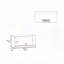 Armoire murale blanche 2 portes