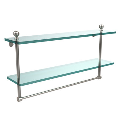 Morosini 2 Piece Tiered Shelf with Towel Bar