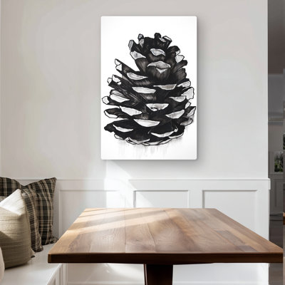 Pine Cone - Holidays Livingroom Metal Print for Home Decor