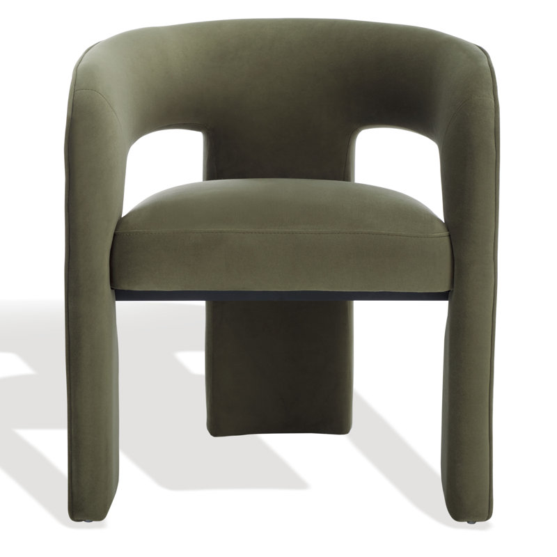 Meline Dining Chair, Olive Green Velvet