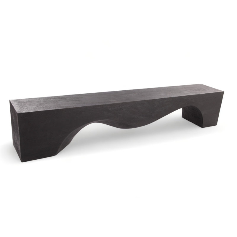 Solid Wood Dining Bench, 17.7" H x 94.5" W x 14.6" D