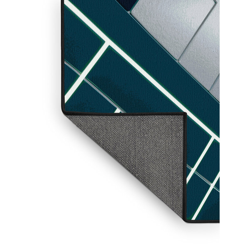 Nebula Wave Rug, Square 8'