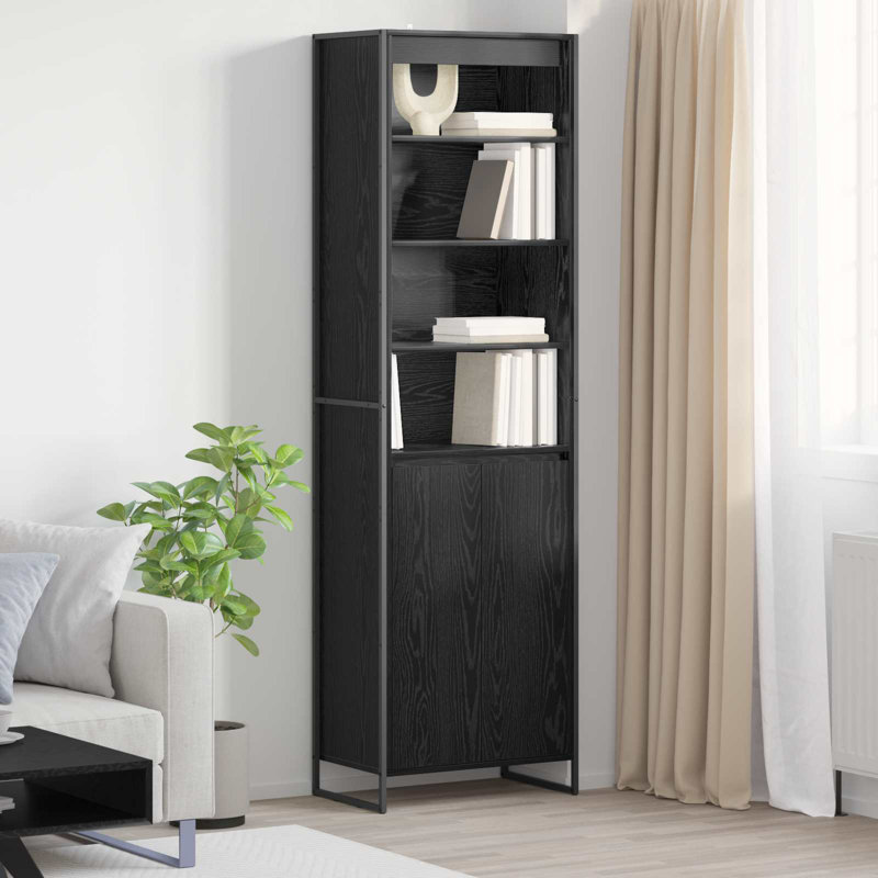 60cm Sideboard, Black Oak