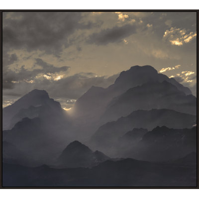 Majestic Tetons VI Framed Photographic Print Canvas