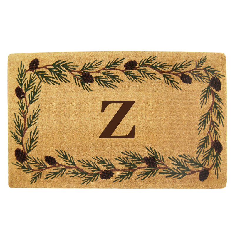 Tapis de porte antidérapant pour l'extérieur, L 30 po x L 48 po, Z