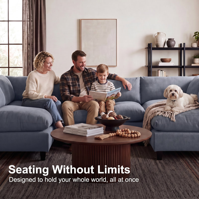 Modular Sofa Components, Blue