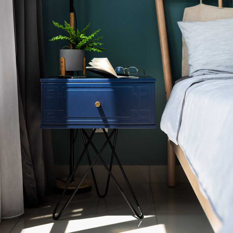 Prewitt 50.2cm W Bedside Table