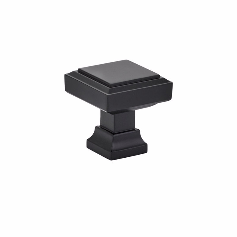 Bar Knob, Flat Black, 1.25''