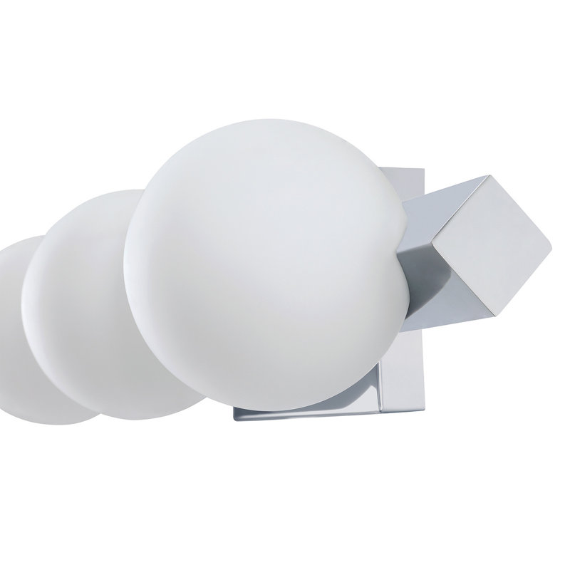 Éclairage pour meuble-lavabo 3 lumières Casares, Chrome