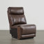 Canapé inclinable électrique en cuir véritable Zachery avec console multifonctionnelle-1631181292-1631181282