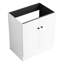 Meuble-lavabo de salle de bain autoportant 30 po, contreplaqué, 2 portes à fermeture en douceur, blanc, lavabo non inclus, armoire moderne, contreplaqué avec-739410086-739410085