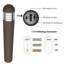 Borne d'éclairage à DEL 42 po 24 watts 3CCT 3000/4000 / 5000K 120-277V Bronze commercial pour l'extérieur, allée IP65, homologuée UL