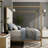 Canopy Bed With Tall Upholstered Headboard,Sturdy Metal Frame,And Elegant Design-967967743-967967741