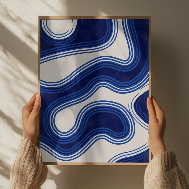 Aspectratio  Indigo6, 121.92 cm H x 81.28 cm W
