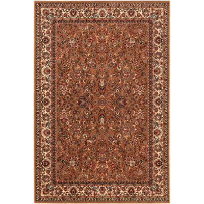 Branches Machine Woven Wool Dark Gold Rug