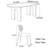 Simple style dining table-692774816