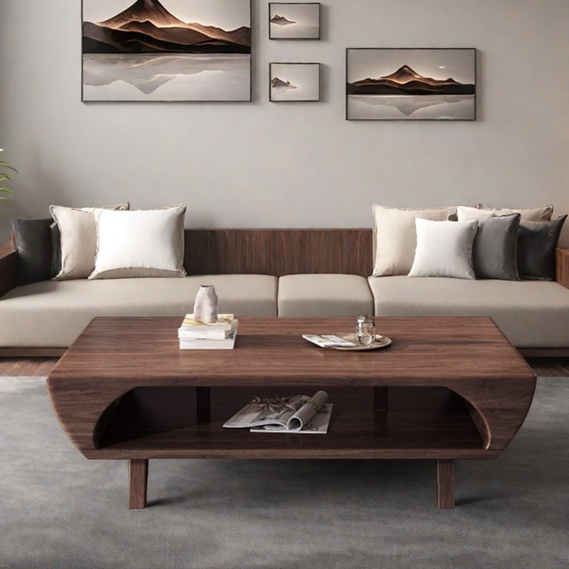 New Chinese-style designed solid wood coffee table