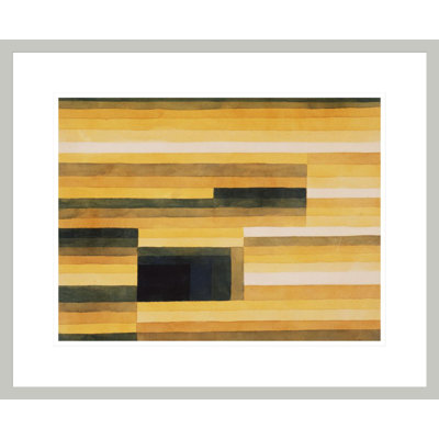 «Felsenkamer» par Paul Klee - reproduction d'art numérique encadrée