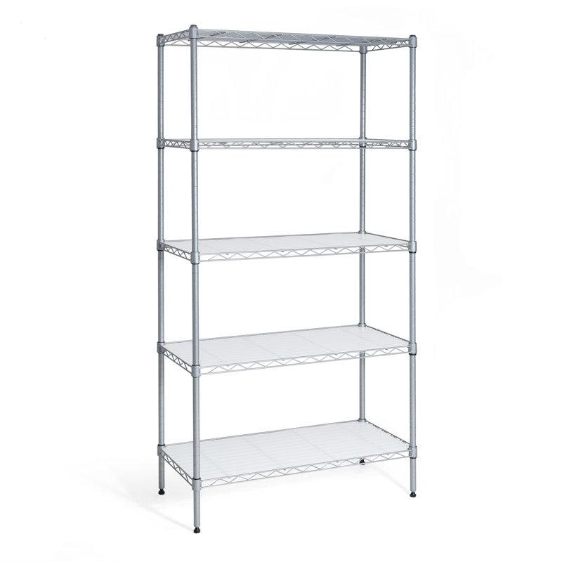 Rayonnage à hauteur ajustable CAPHAUS Neviah NSF, Gris argenté