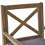 Chaise de salle à manger, 2 pièces avec 2 coussins-204928002