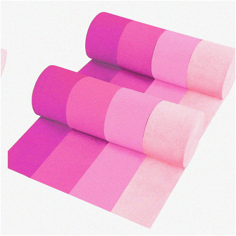 Vintage Paper Heart Garland 4 Pack 9ft