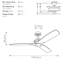 Teanna 56cm Ceiling Fan with Light Kit
