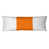 Blanc / milieu orange
