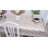 Handmade Block Print Tablecloth, with Brown Floral Pettarn- Manikarnika (14 Seater)-837092037