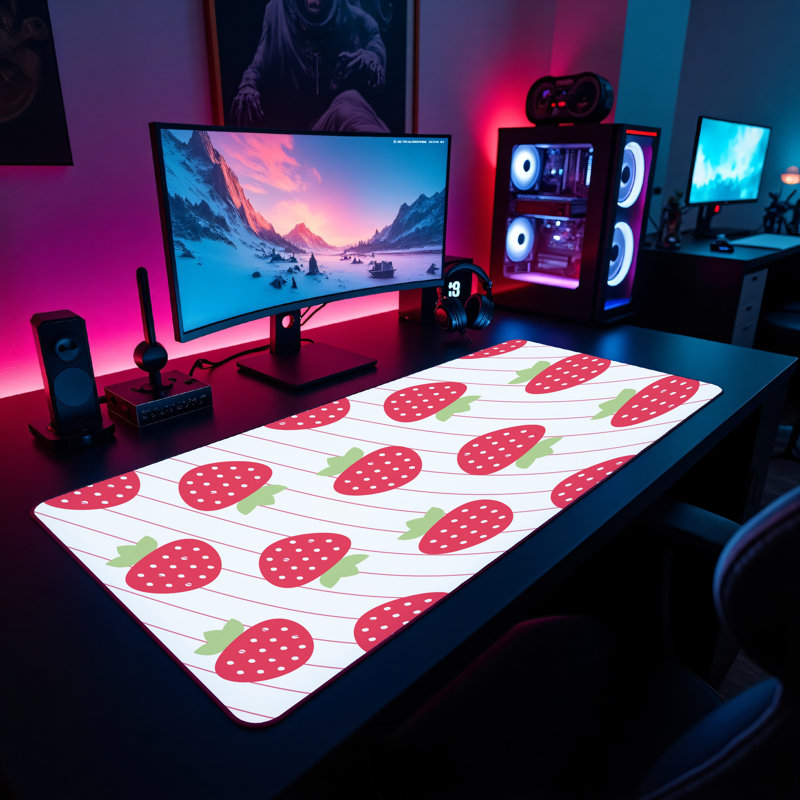 Polyester Desk Pad, 31.5x15.5