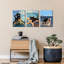 3 Piece Wrapped Canvas Print-1970958937