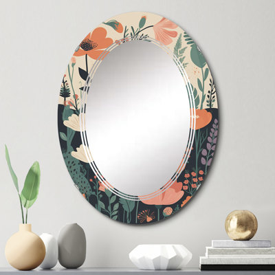 Margiela - Miroir mural moderne ovale