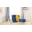  Fauteuil demi-tonneau pivotant avec repose-pieds Sharolynn-340204154