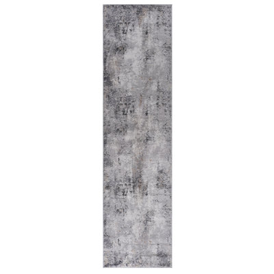 Loom & /Sand/Abstract 2X8 Area Rug, Non-Shedding, Stain-, Decorates Living Area, Bedroom, Dining, Office Room Perfect For Room, Dining