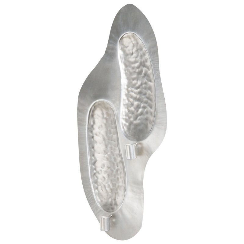 PENICHE 60Cm Metal Wall Sconce, Silver