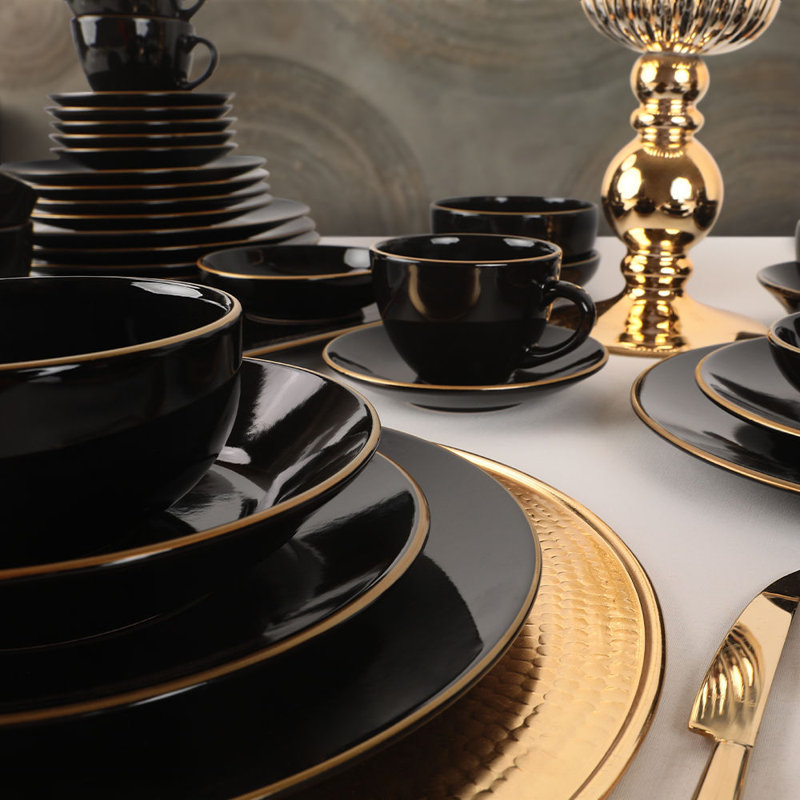 Ensemble de 6 assiettes en céramique Dilesh