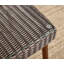 Table basse d'extérieur rectangulaire en osier avec plateau en verre 35 po Tomko-1878663424