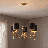 Mattel 5-Light Shaded Metal Hardwired Chandelier with Adjustable Height