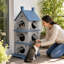 Maison pour chat à 3 niveaux - Condo à plusieurs niveaux avec conception ventilée
