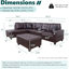 Canapé modulaire en cuir 3 pièces Amielia-1762520506-1762520507-1762520455