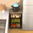 Magdlene 12'' W Height -Adjustable Shelving Unit with Wheels
